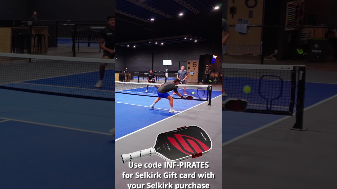 😈Aggressive Erne Defense #pickleball #sporthighlights #pickleballhighlights #sports