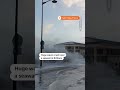 Huge waves crash over seawall flooding Brittany street | REUTERS  - 00:36 min - News - Video