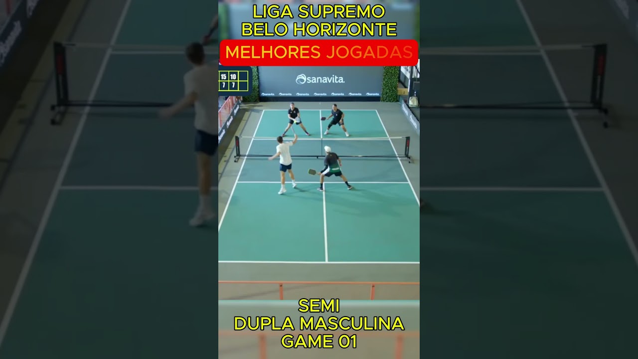 SEMI FINAL DUPLA MASCULINA ETAPA LIGA SUPREMO DE PICKLEBALL BELO HORIZONTE (GAME 02)