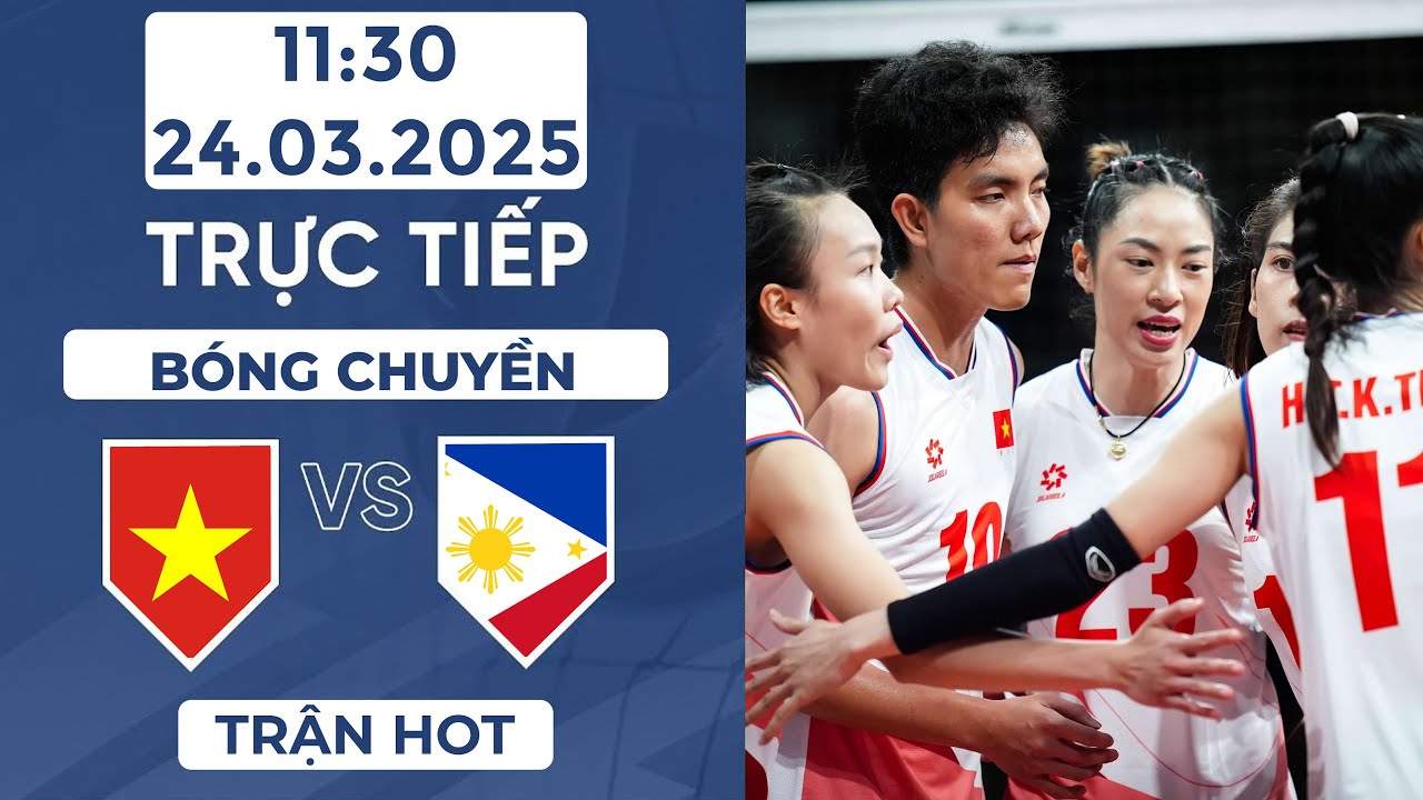 🔴Bóng Chuyền | Việt Nam Vs Philippines |Thanh Thúy, Đoàn Xuân Chắn Bóng Thì Đội Bạn Chỉ Có Nước Thua