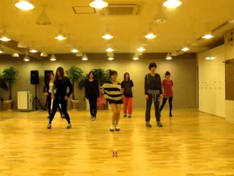 T-ara 練習室 排練LoveyDovey舞蹈影片