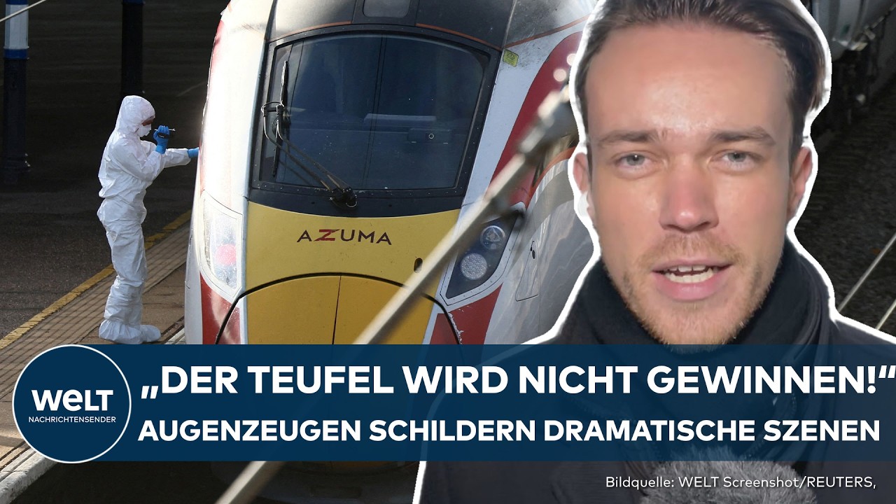 HUNTINGDON: Messerangriff im Zug nach London! Mann schreit: "Der Teufel wird nicht gewinnen"