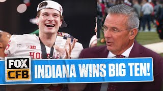 'Greatest turnaround in college football history' 👀 Urban Meyer on Indiana winning B10 Championship