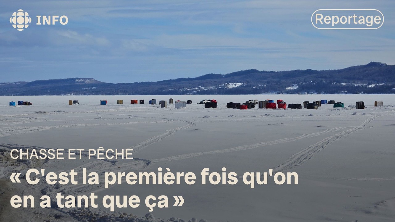 De plus en plus de pêcheurs sur glace à Pointe-à-la-Croix