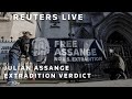LIVE: WikiLeaks Julian Assange US extradition judgment