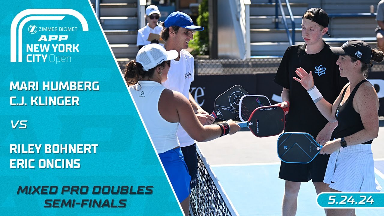 2024 Zimmer Biomet APP New York City Open I Humberg/Klinger vs. Bohnert/Oncins | Mixed Doubles Semi