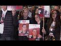 Families of hostages held in Gaza protest outside Israeli military HQ  - 00:49 min - News - Video