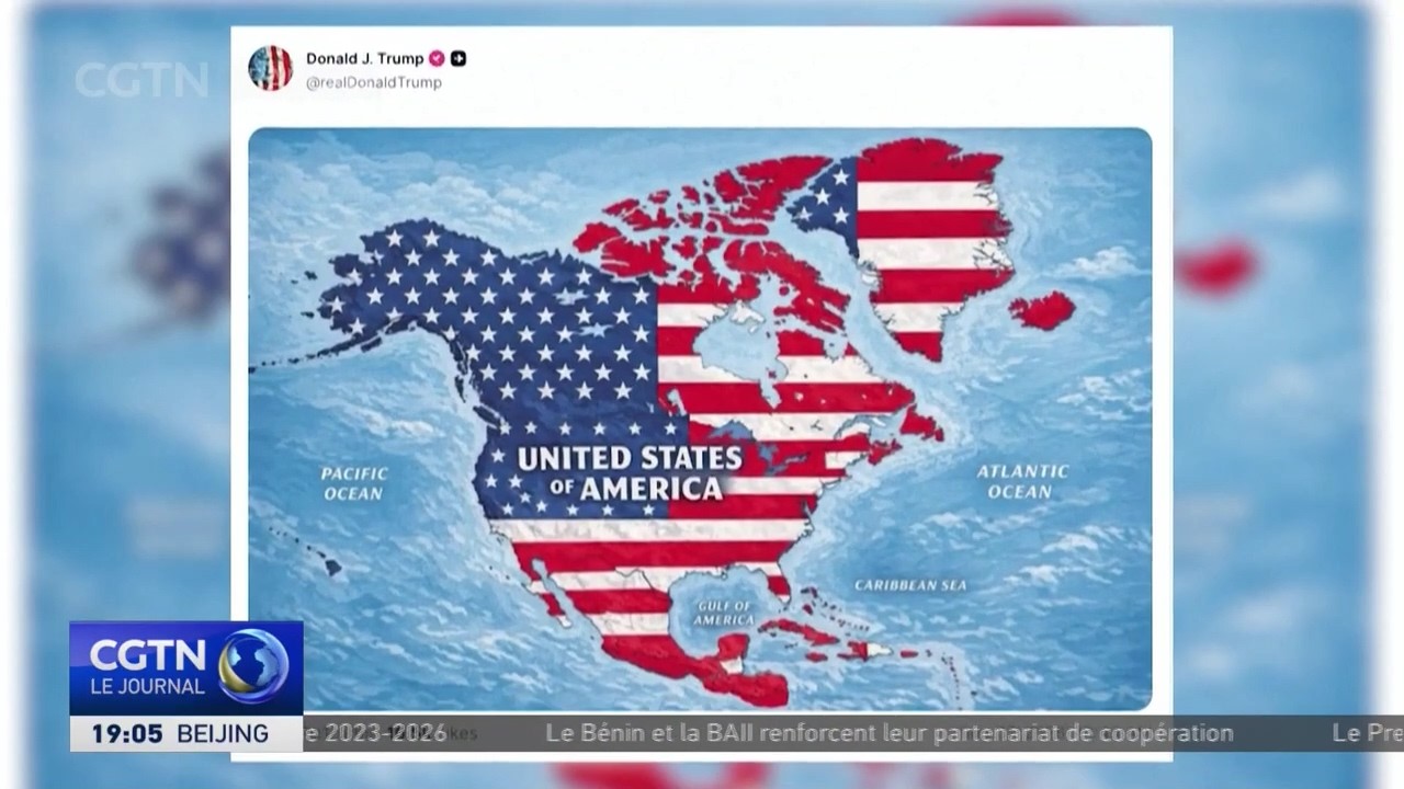 L'Islande condamne la carte de Trump représentant le pays sous le drapeau américain