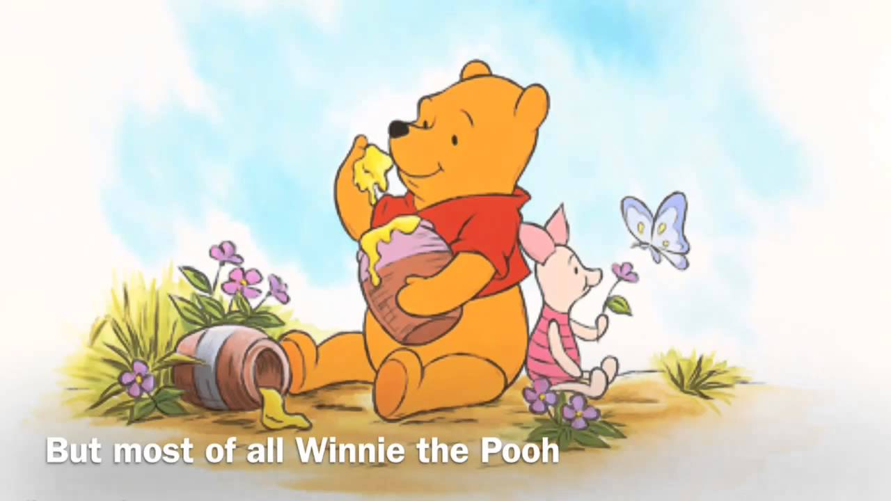 プーさんの曲 英語歌詞 winnie the pooh theme song with english