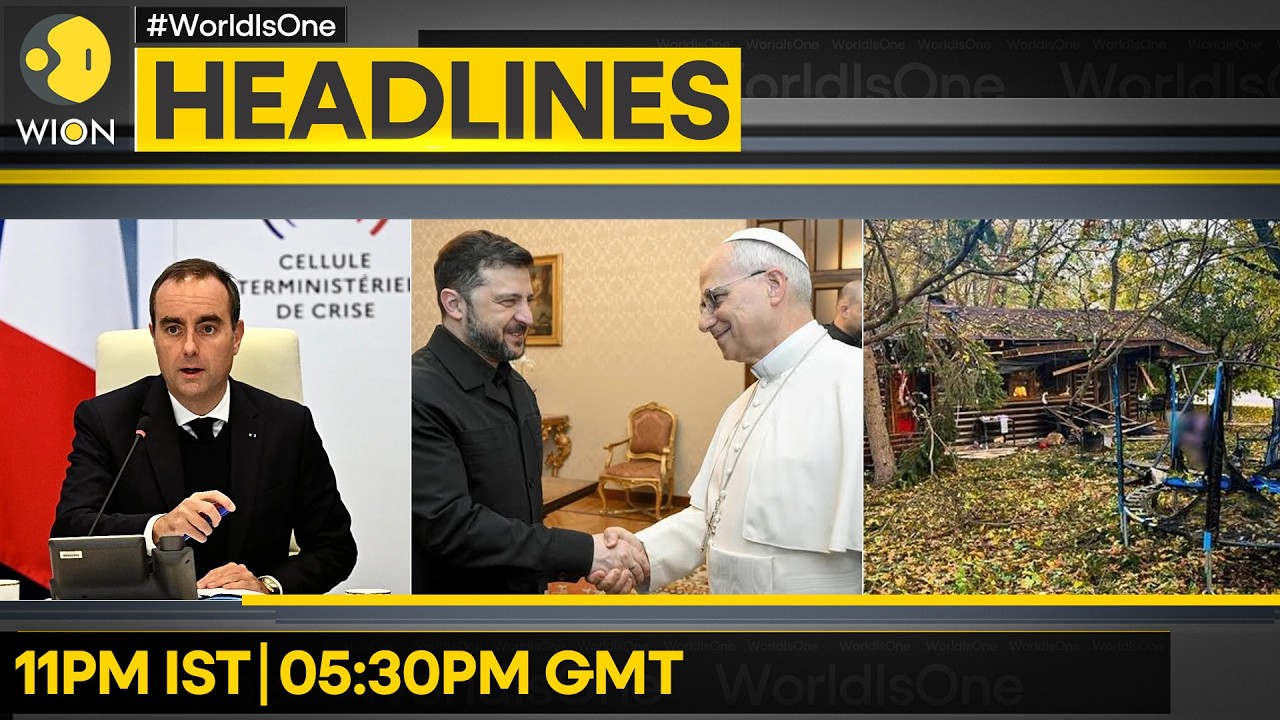 Russian Attack Kills 6 At Park In Kharkiv Region | Pope Leo Speaks With President Zelensky | WION