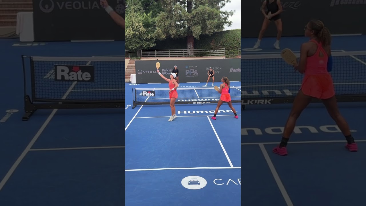 Stop what you’re doing and watch this crazy point of pickleball 👏