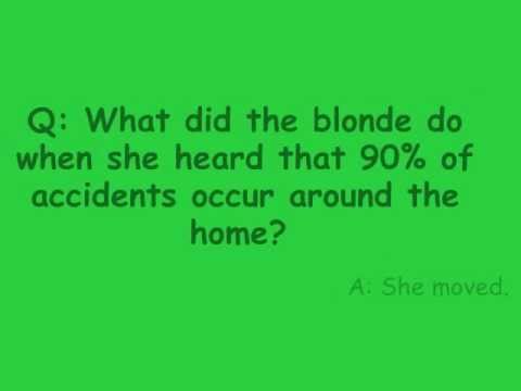 Funny Blonde One Liners 103