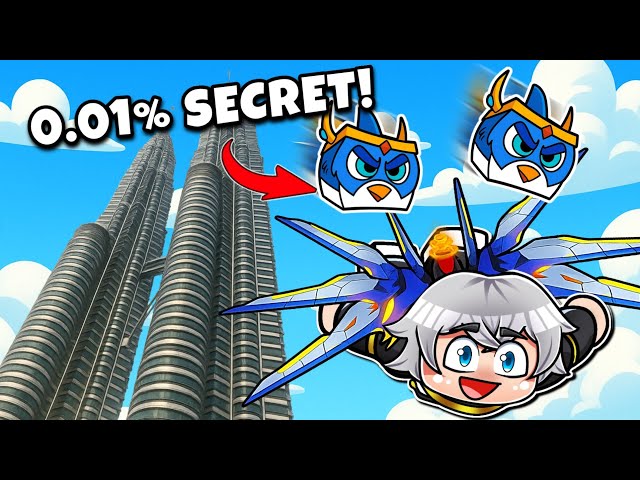SUPER LANGKA! Aku Pakai PET SECRET 0.01% untuk Tamatin Menara PETRONAS di Climb and Jump Tower!