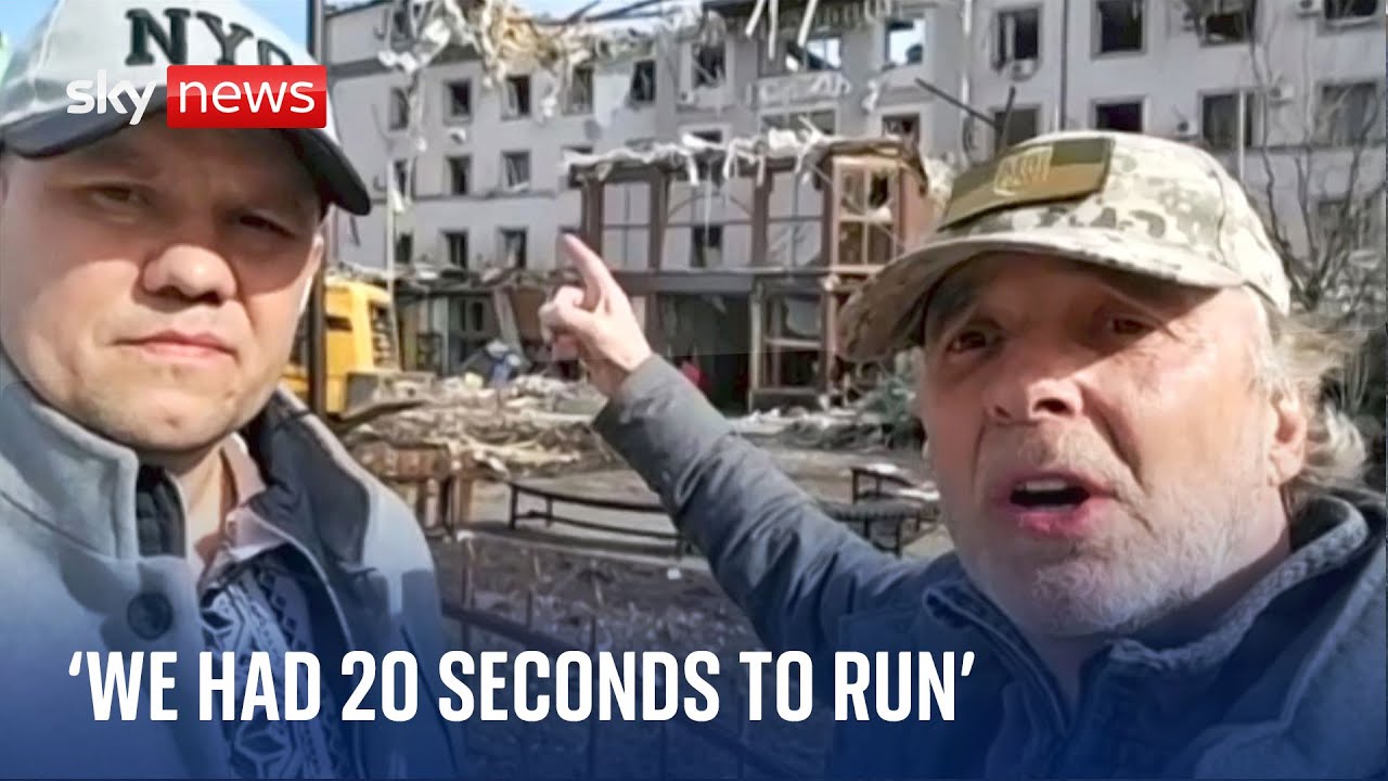 Survivors of Russian attack on Zelenskyy's hometown speak to Sky News