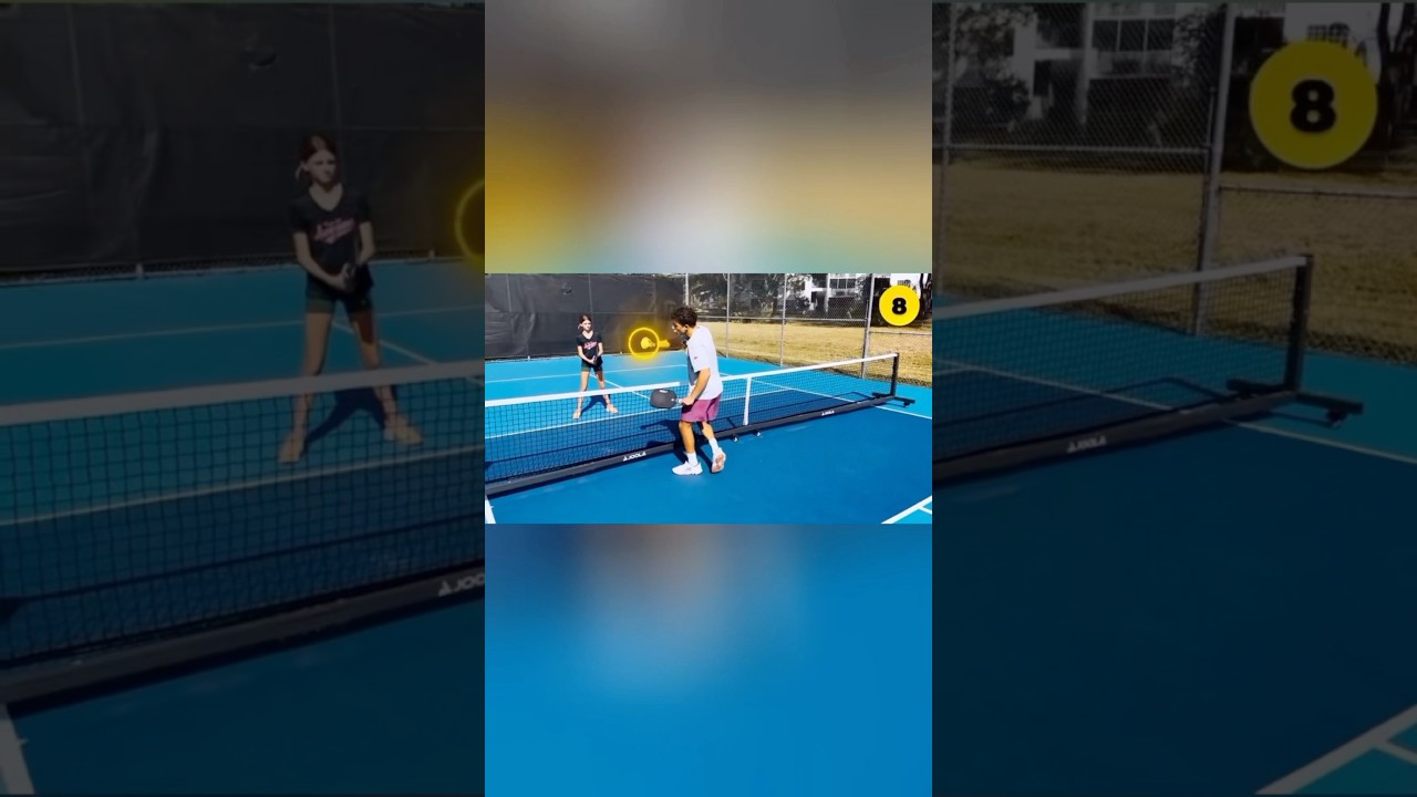 The Proper Time To Split-Step When Approaching The Kitchen! #pickleball #pickleballtips #shorts