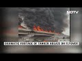 Massive Blaze On Ludhiana Flyover After Fuel Tanker Catches Fire  - 02:35 min - News - Video