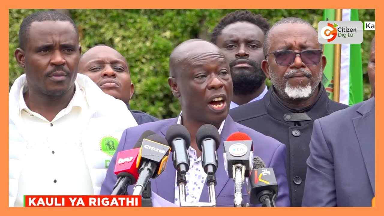 “Kenyans are angrier than you,” Former DP Gachagua tells President Ruto that anger will not help