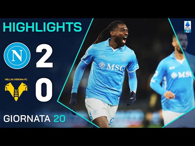 NAPOLI-VERONA 2-0 | HIGHLIGHTS | 20ª GIORNATA | SERIE A ENILIVE 2024/25
