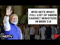 NDA Cabinet Ministers | Modi 3.0: Major Ministries Unchanged, Boost For Allies, Regional Balance