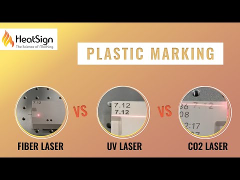 Plastic Marking : Fiber Laser VS UV Laser VS CO2 Laser - By HeatSign