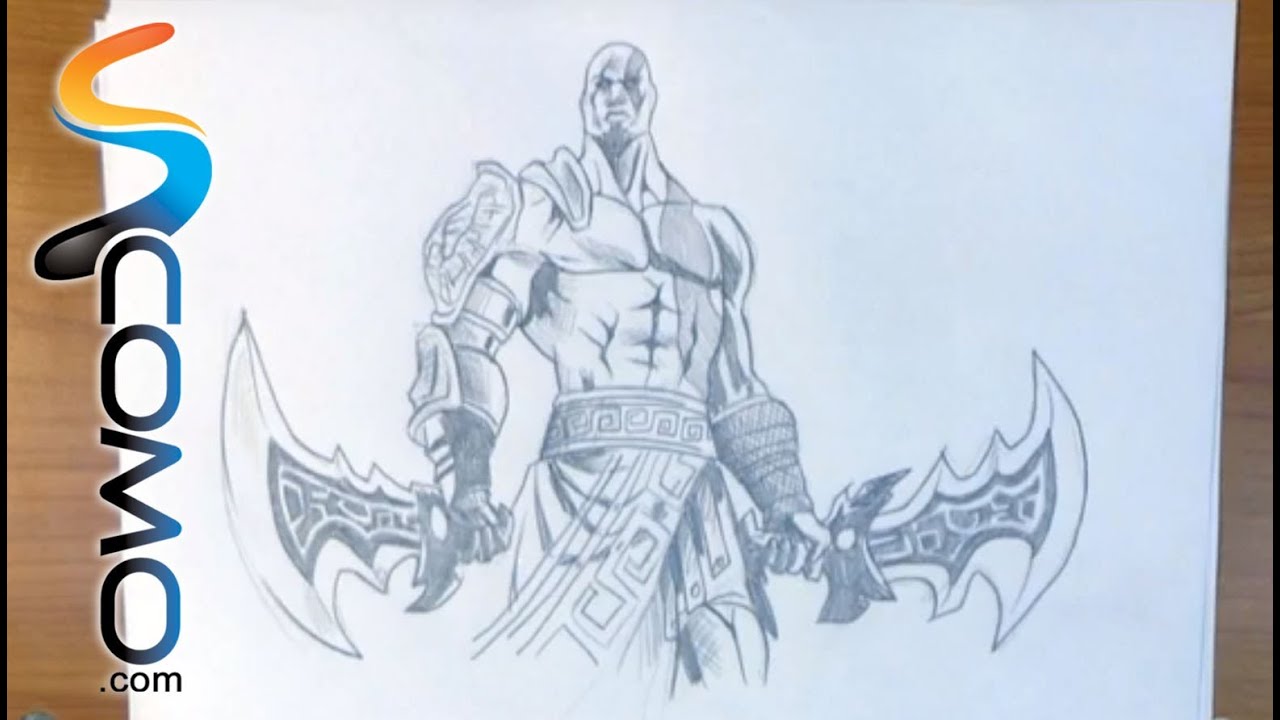 Dibujar A Kratos De God Of War Youtube