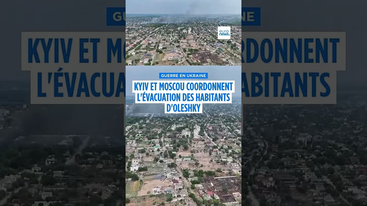 Kyiv et Moscou négocient l'évacuation des habitants d'Olechky