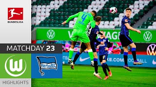 VfL Wolfsburg — Hertha Berlin | 2-0 | Highlights | Matchday 23 – Bundesliga 2020/21