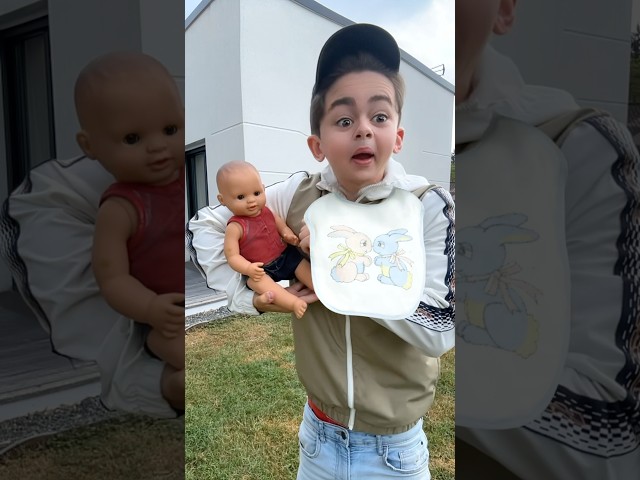 UN JEUNE GARDE UN BÉBÉ🙊🤣#humour #shorts