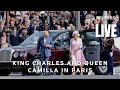 LIVE: Britains King Charles and Queen Camilla meet young people in France