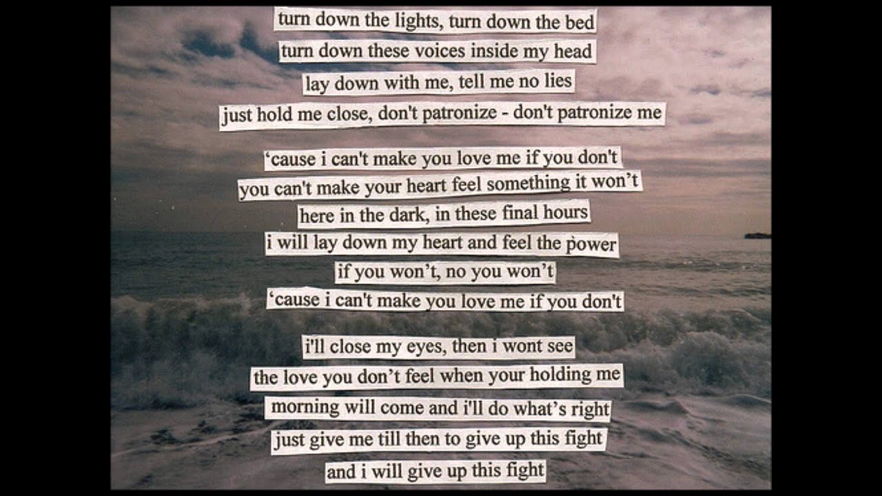tell me that you love me lyrics