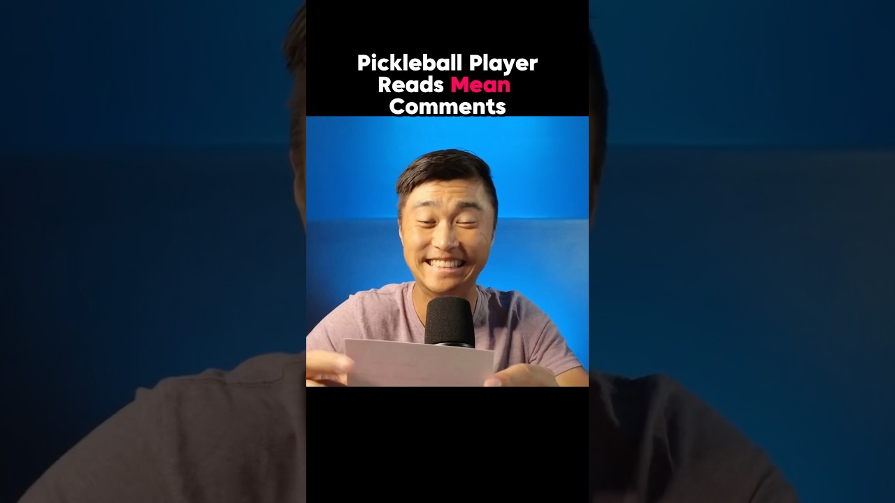 Pickleball Player Reads Mean Comments