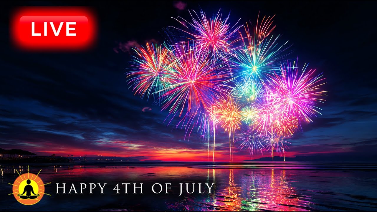 🔴 Ambient Fourth of July Music ★ Relaxing Independence Day Music ★ Fireworks Celebration Ambience 🇺🇸
