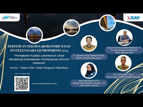 https://www.youtube.com/watch?v=chnlKJgNuGYPertemuan Teknis Laboratorium dan Penyelenggara Uji Profisiensi Riau Tahun 2024