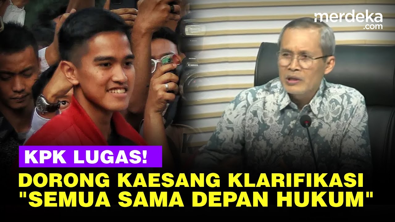 KPK Lugas Dorong Kaesang Klarifikasi Usai Geger Jet Pribadi: Semua Sama Depan Hukum!
