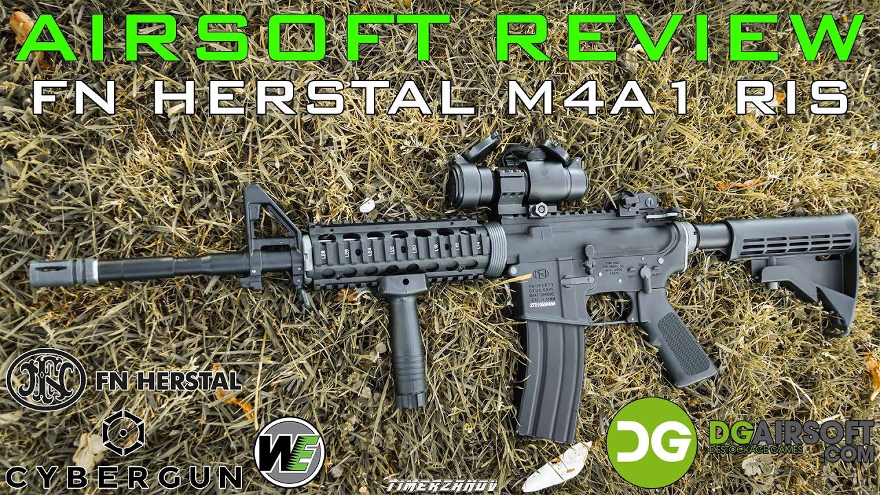 Airsoft Review #296 Cybergun FN Herstal M4A1 RIS GBBR (Cybergun/WE) (DG Airsoft) [FR]