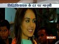 Miss World Manushi Chhillar offers prayers at Siddhivinayak temple in Mumbai
