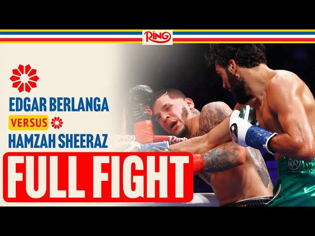 THE FULL FIGHT! Hamzah Sheeraz DESTROYS Edgar Berlanga