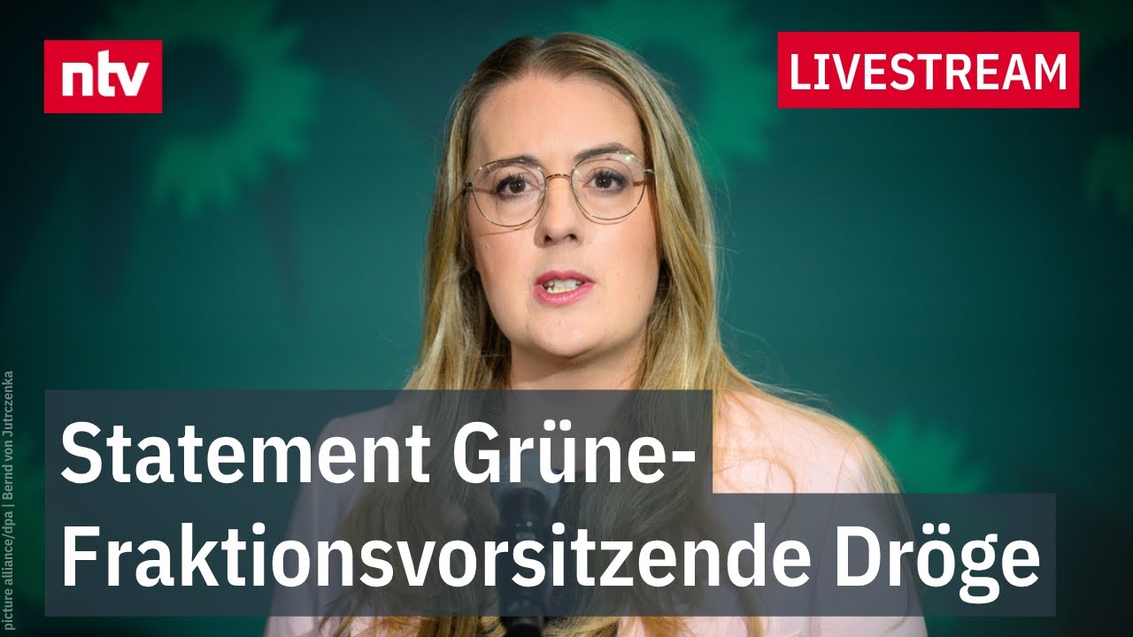 LIVE: Statement der Fraktionsvorsitzenden der Grünen Katharina Dröge