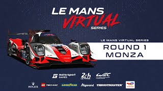 LIVE: Le Mans Virtual Series: Round 1 - Monza