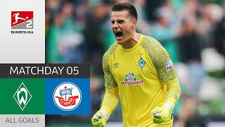 Dream-Debut! | Werder Bremen — Hansa Rostock 3-0 | All Goals | Matchday 5 – Bundesliga 2 — 2021/22