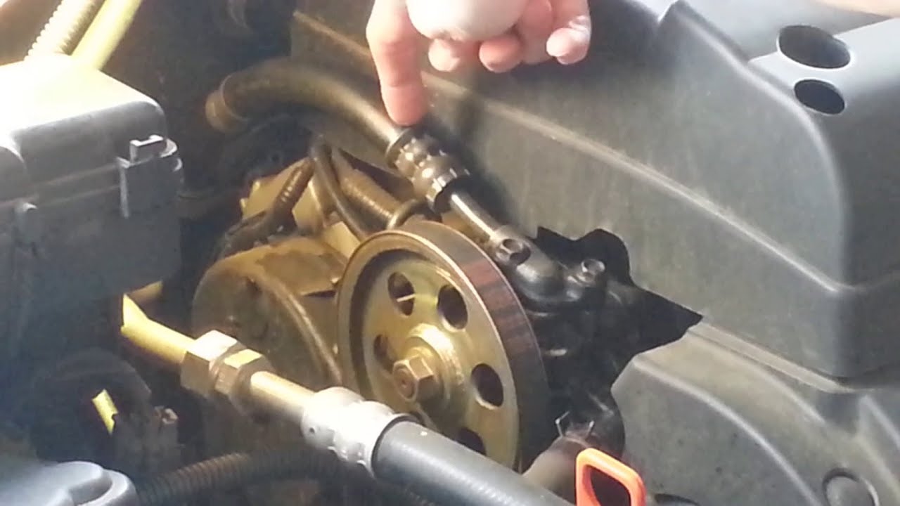 Replacing power steering fluid honda odyssey #3