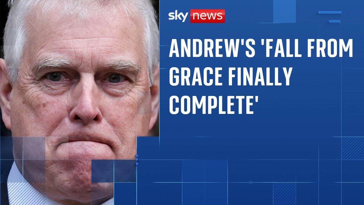Andrew's 'fall from grace finally complete' as he loses 'prince' title and Royal Lodge
