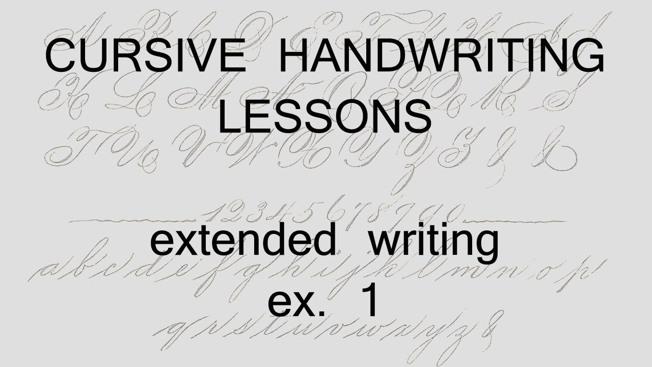 Lesson 28 writing words handwriting penmanship calligraphy copperplate ...