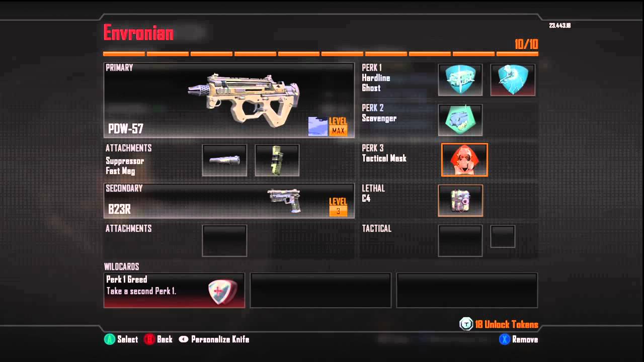 Black Ops 2 Class Setup Best Classes To Rank Up Bo2 Class Setup