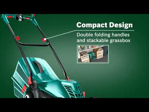 video Bosch ARM34 elektrische grasmaaier