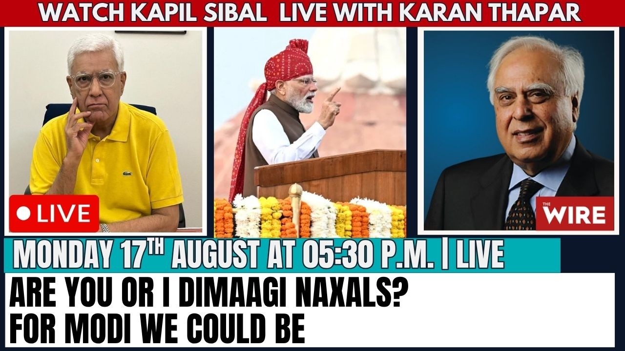 Are you or I dimaagi naxals? For Modi we could be | Live