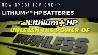 Video: 18V ONE+™ Lithium+™HP 4.0AH High Capacity Battery
