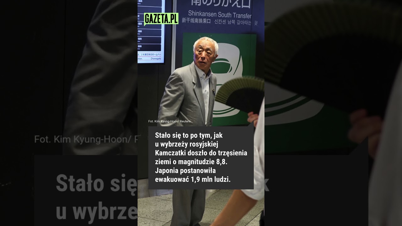 Japonia ewakuuje prawie 2 miliony ludzi. Nadciąga tsunami