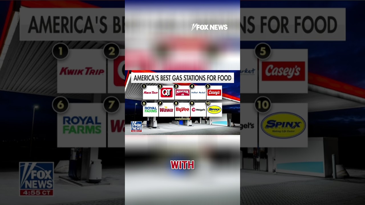 Top gas stations in US for food revealed #shorts #us #news #foxnews #food