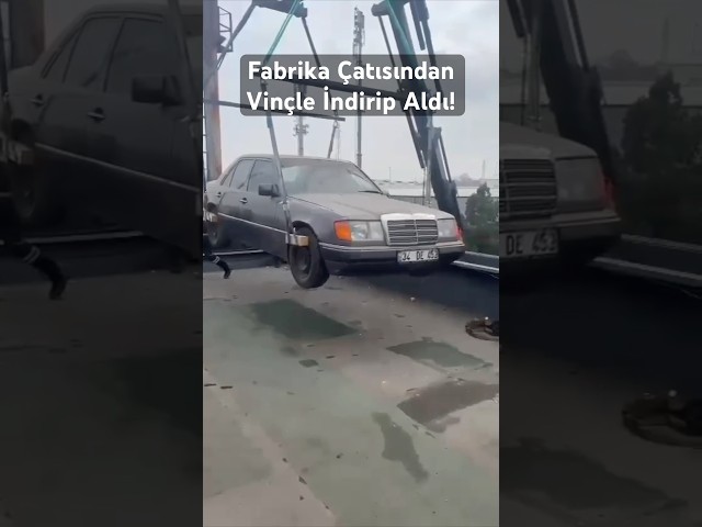 9 Yıldır Çatıda Yatan Mercedes 200E